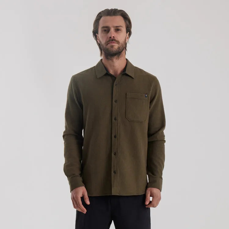 Roark Revival Mens Shirt Crossroads Organic Cotton Flannel