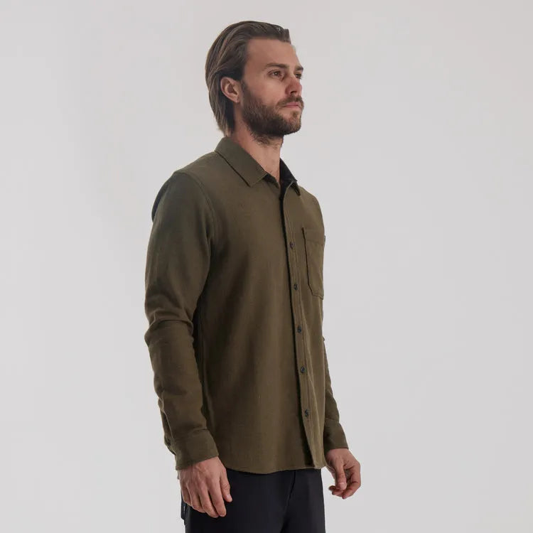 Roark Revival Mens Shirt Crossroads Organic Cotton Flannel