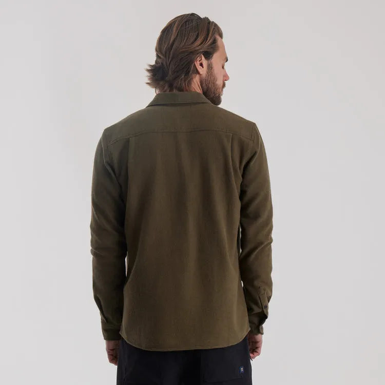 Roark Revival Mens Shirt Crossroads Organic Cotton Flannel