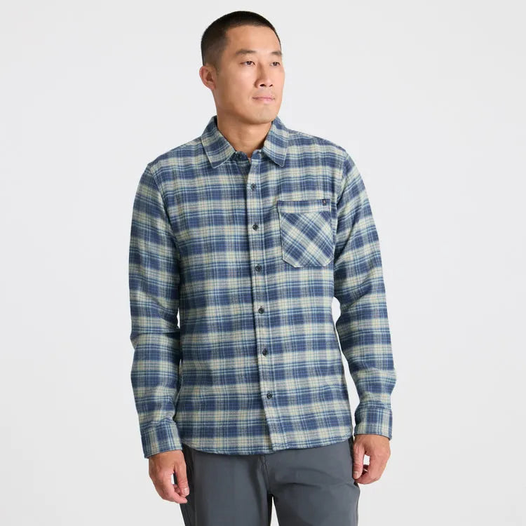 Roark Revival Mens Shirt Crossroads Organic Cotton Flannel