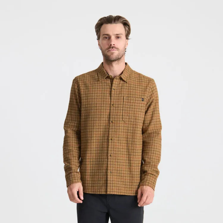 Roark Revival Mens Shirt Crossroads Organic Cotton Flannel