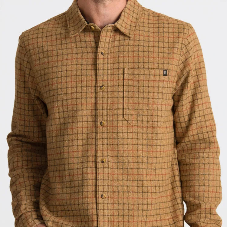 Roark Revival Mens Shirt Crossroads Organic Cotton Flannel