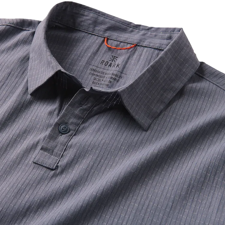 Roark Revival Mens Knit Bless Up Breathable Stretch Polo