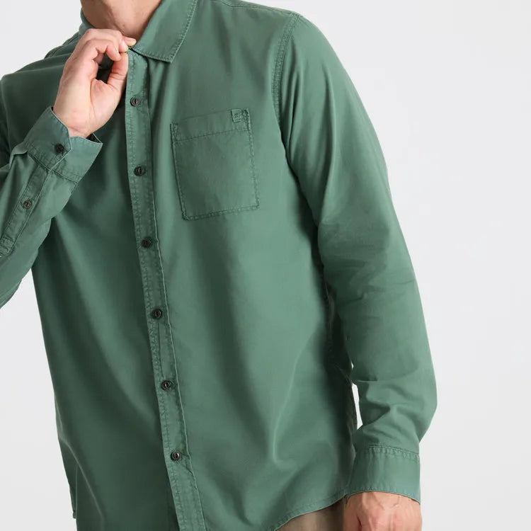 Roark Revival Mens Shirt Made To Fade Long Sleeve Button Up Shirt