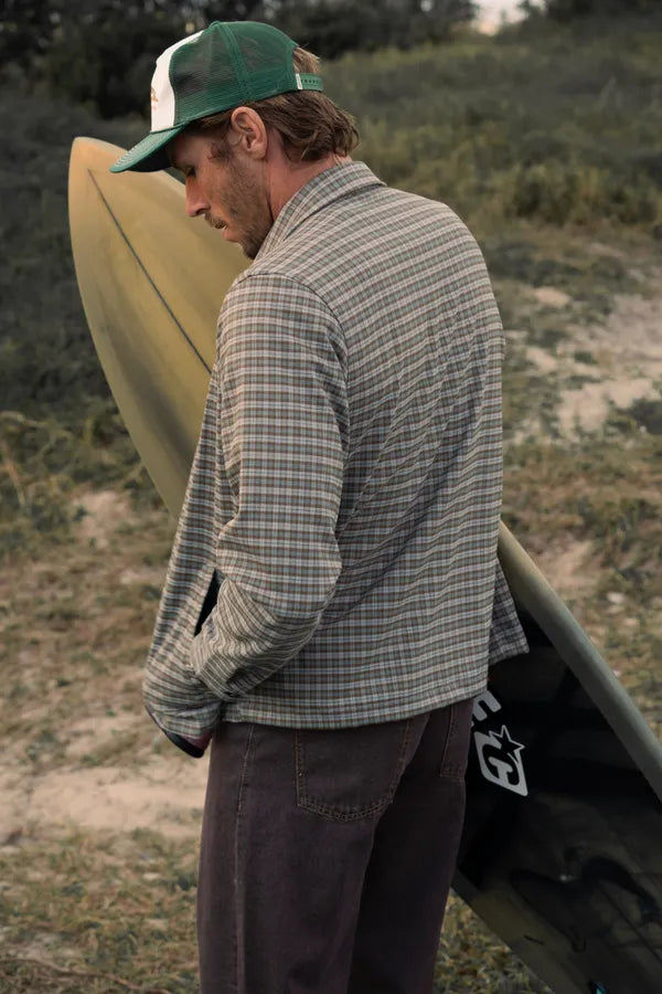 Rhythm Mens Jacket Jordy Check