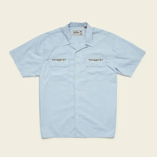 T-shirt Howler Brothers Manches Courtes Taille M - Imprimé Géométrique Poche - Coton - Occasion Parfait état