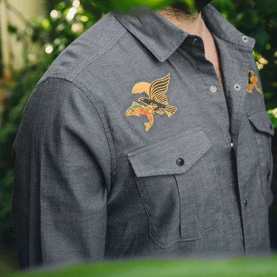 Howler Brothers Mens Woven Gaucho Snapshirt