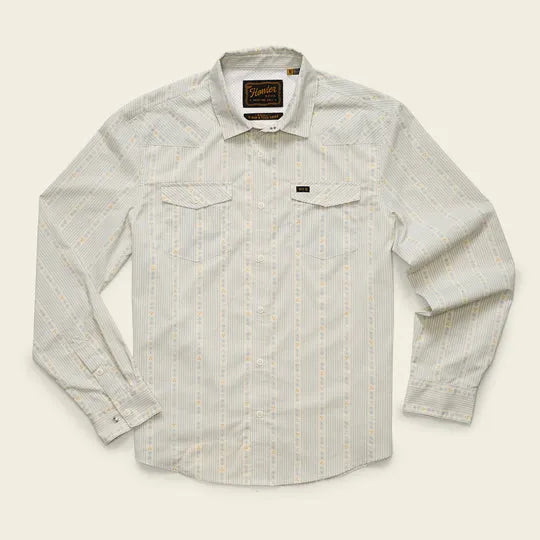 Howler Brothers Mens Woven H Bar B Tech Longsleeve