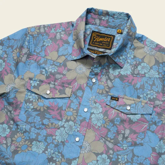 Howler Brothers Mens Woven H Bar B Snapshirt