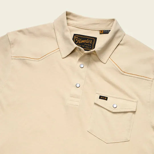 Howler Brothers Mens Knit Ranchero Polo