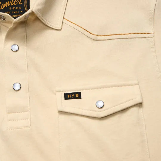Howler Brothers Mens Knit Ranchero Polo