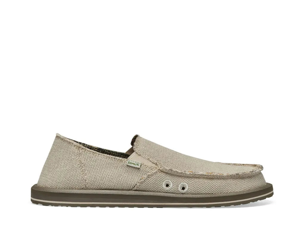 Sanuk Mens Shoes Hemp Casual Slip-On