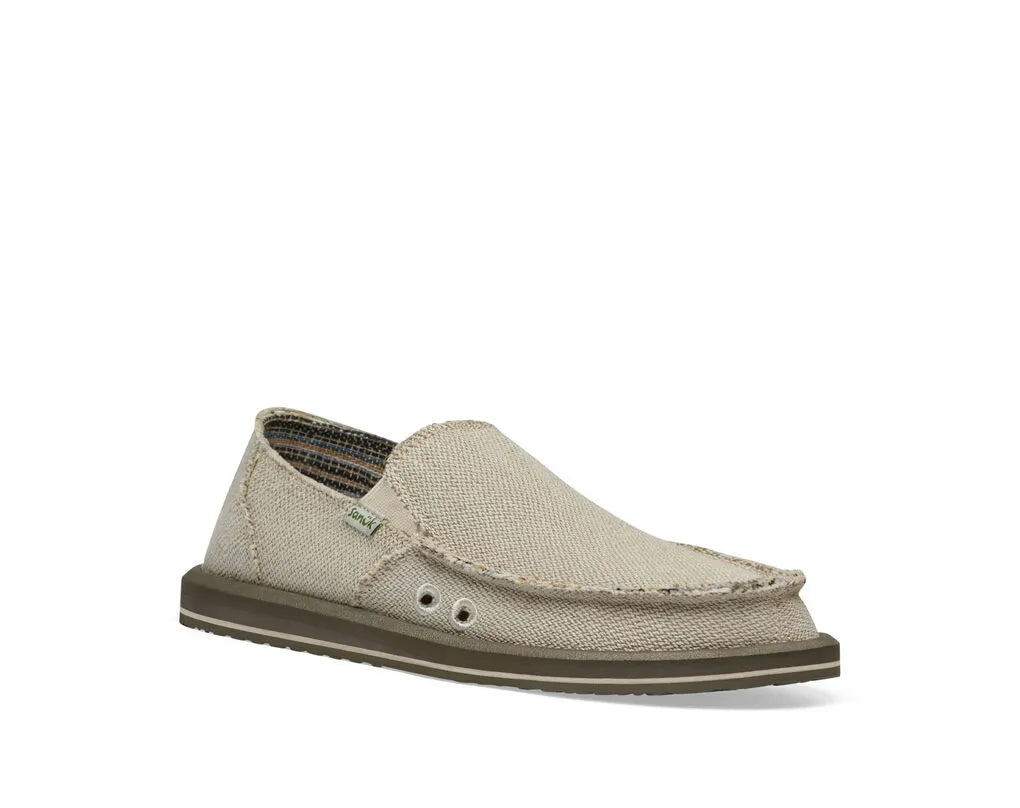 Sanuk Mens Shoes Hemp Casual Slip-On