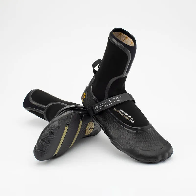 Solite Surf Booties 3mm Custom Pro 2.0 Flagship Custom-Fit