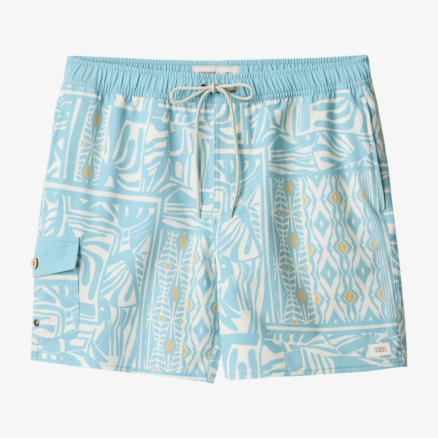 Oneill Mens Boardshorts Hermosa Retro 17" Elastic Waist