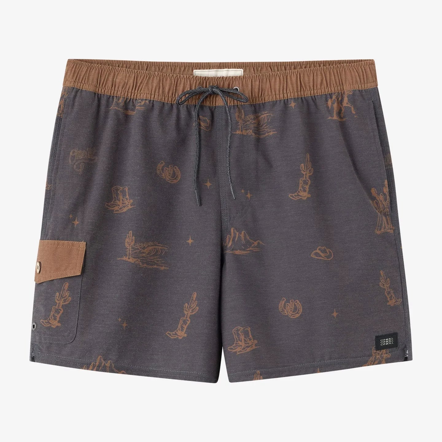 Oneill Mens Boardshorts Hermosa Retro 17" Elastic Waist