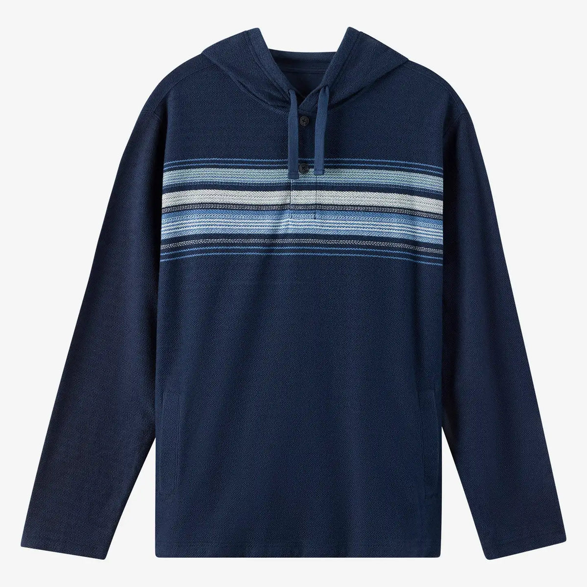 Oneill Mens Sweatshirt Bavaro Block Striped Poncho Pullover Fleece