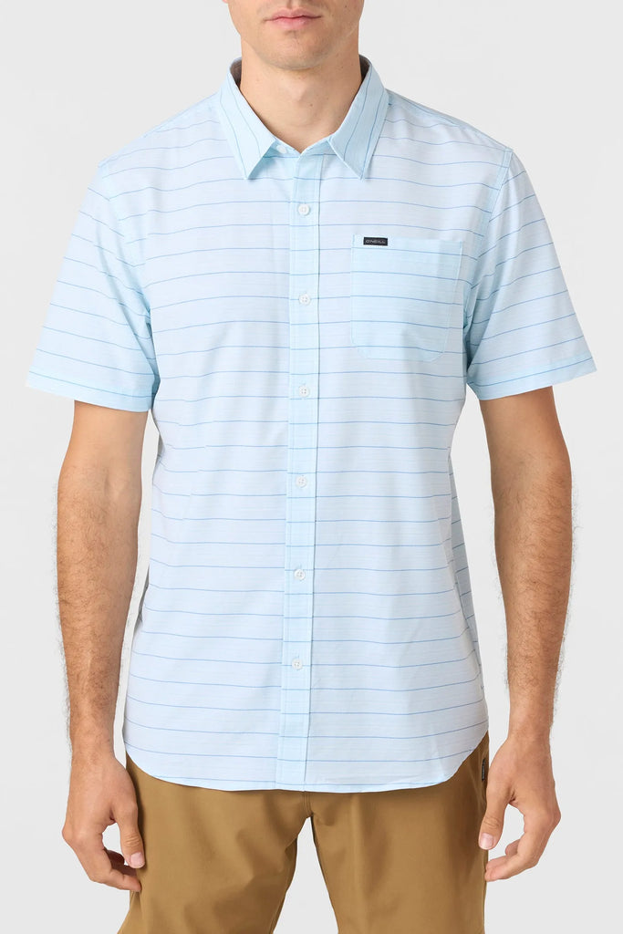 Oneill Mens Woven TRVLR UPF Traverse Stripe Relaxed Fit