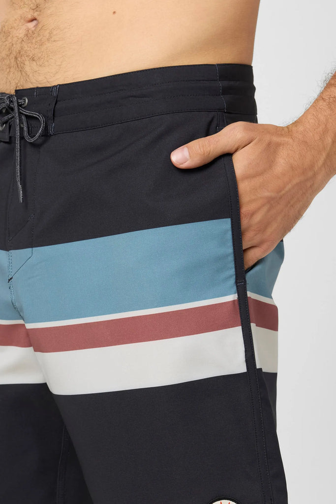 Oneill Mens Boardshorts Cruzer Stripe Scallop 18