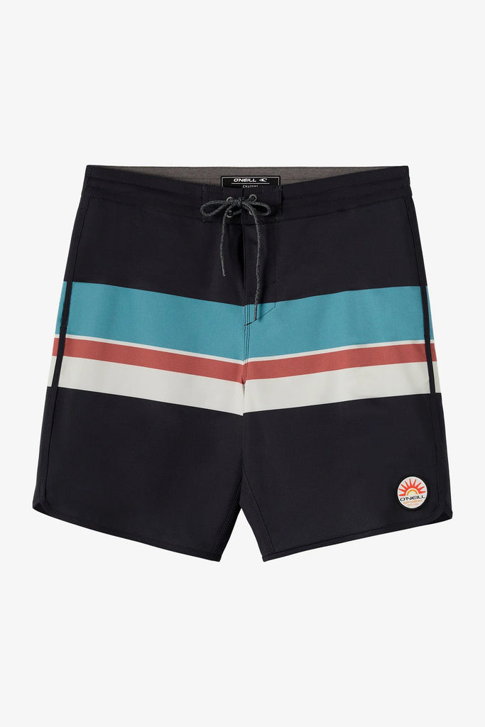 Oneill Mens Boardshorts Cruzer Stripe Scallop 18