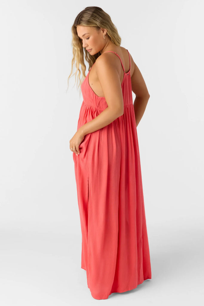 Oneill Womens Dress Saltwater Solids Mel Maxi Cover-Up