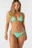 Oneill Womens Bikini Bottoms Saltwater Solids Rib Maracas Tie Side