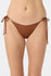 Oneill Womens Bikini Bottoms Saltwater Solids Rib Maracas Tie Side