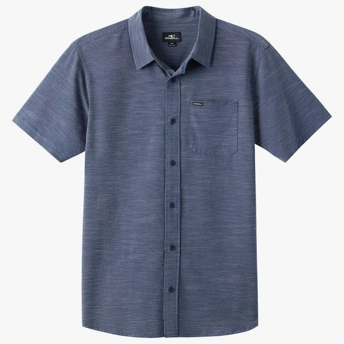 Oneill Mens Woven UPF Slub Solid Standard Fit