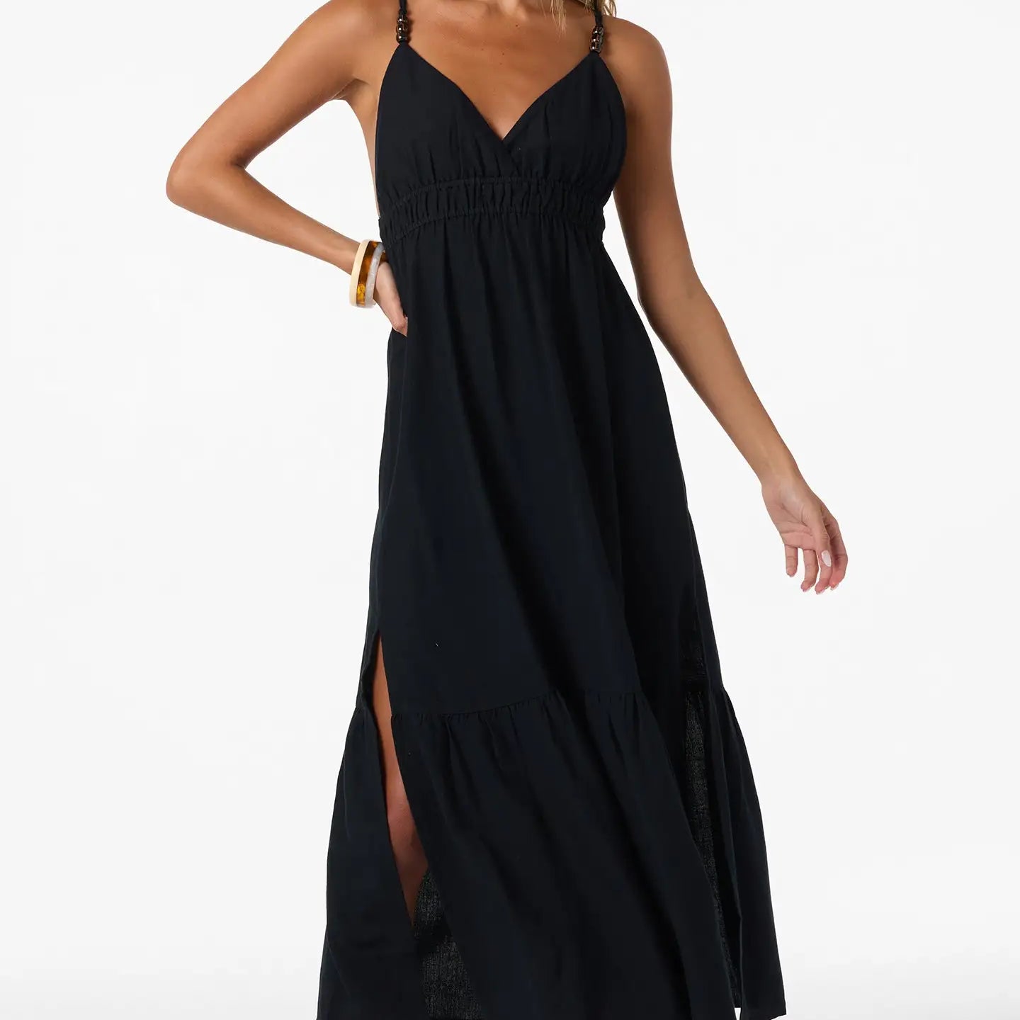 Oneill Womens Dress Julez Solid Midi