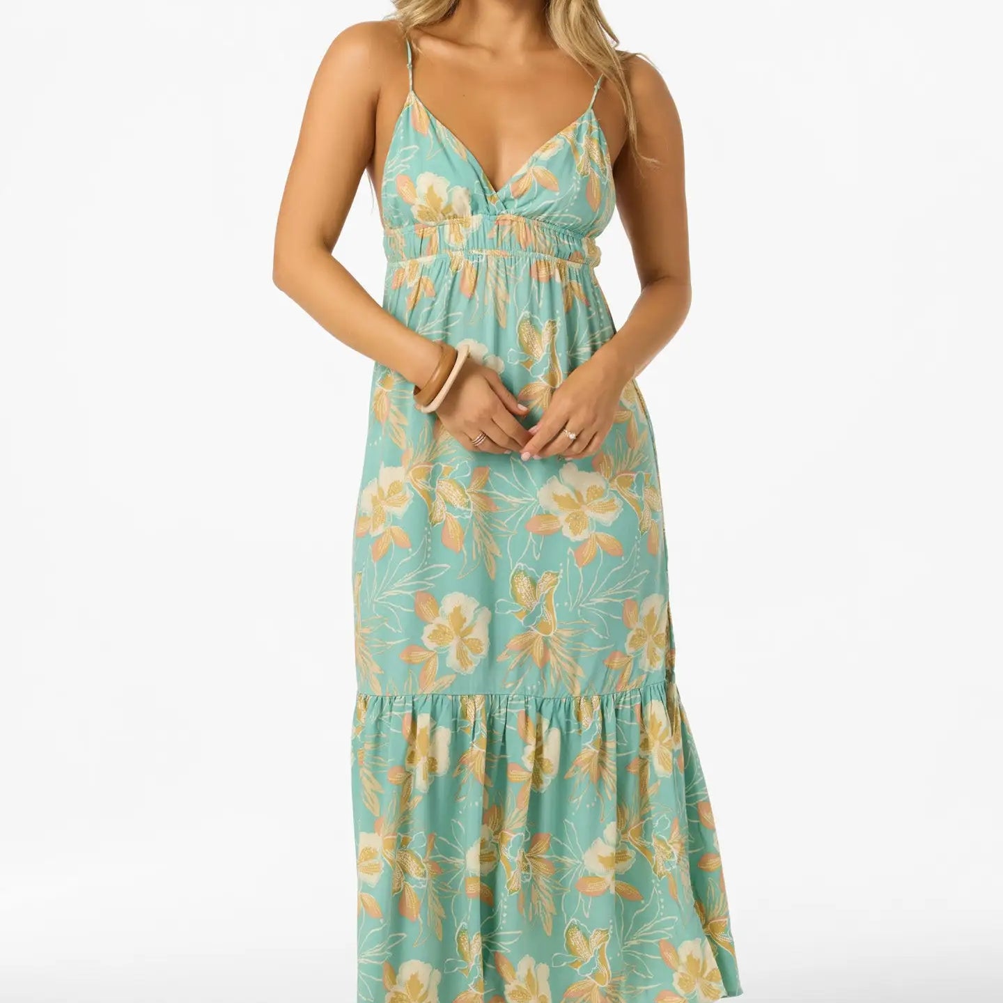 Oneill Womens Dress Julez Tiki Midi