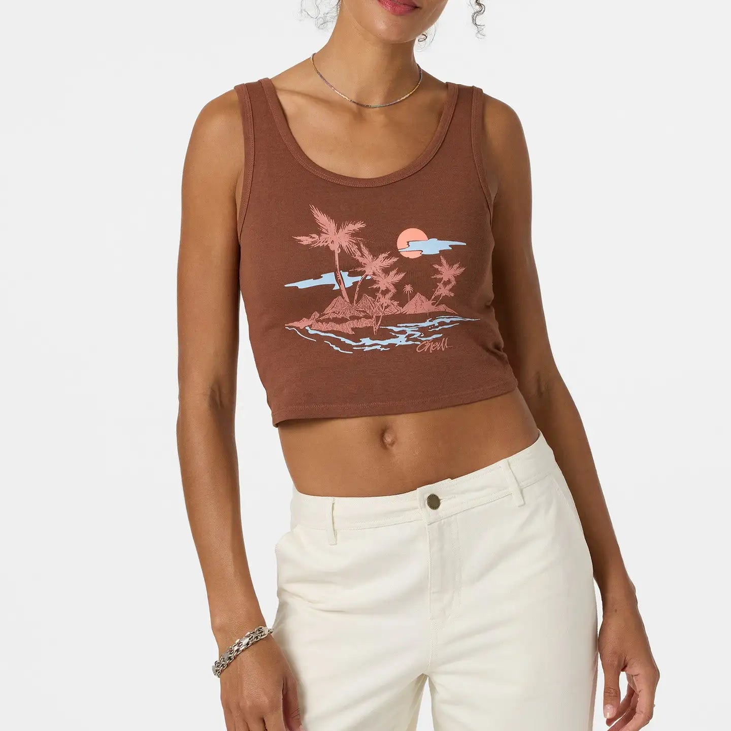 Oneill Womens Tank Top Motu Scoop Neck