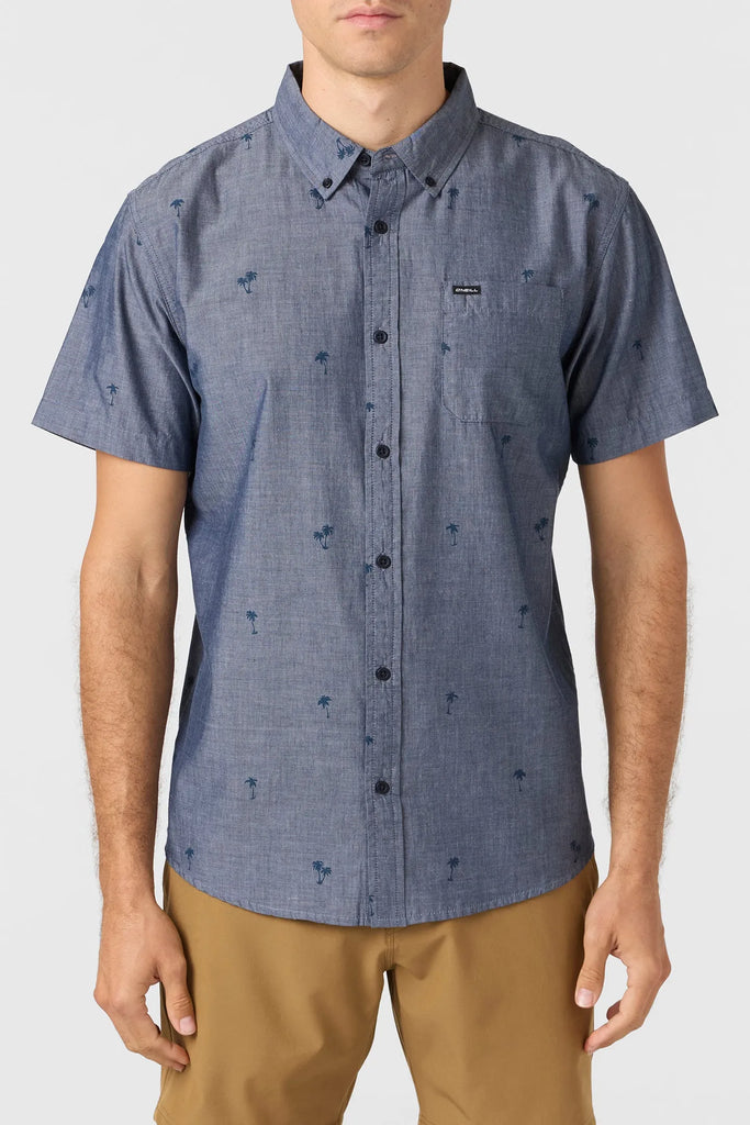 Oneill Mens Woven Topside Chambray