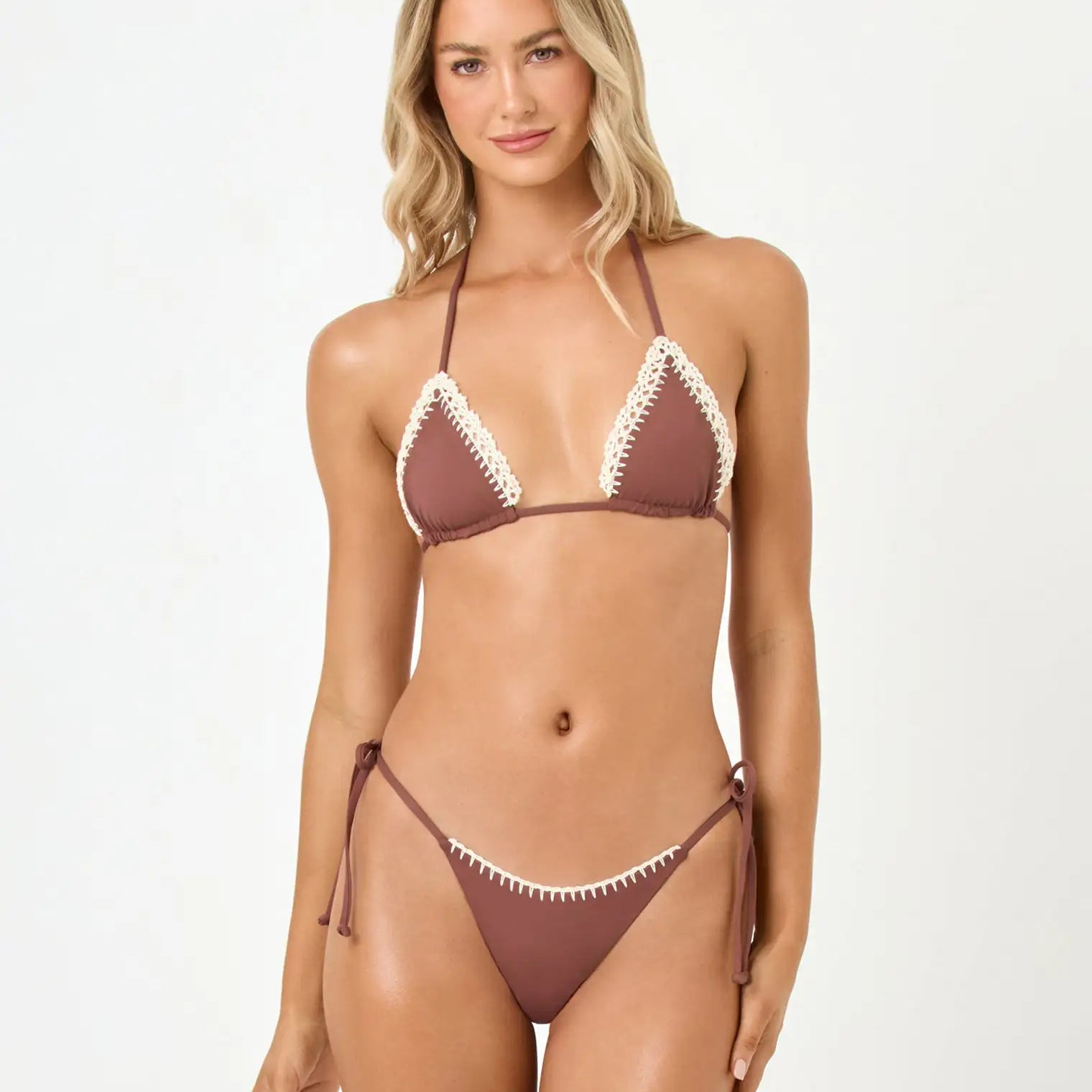 L*Space Womens Bikini Top Samba