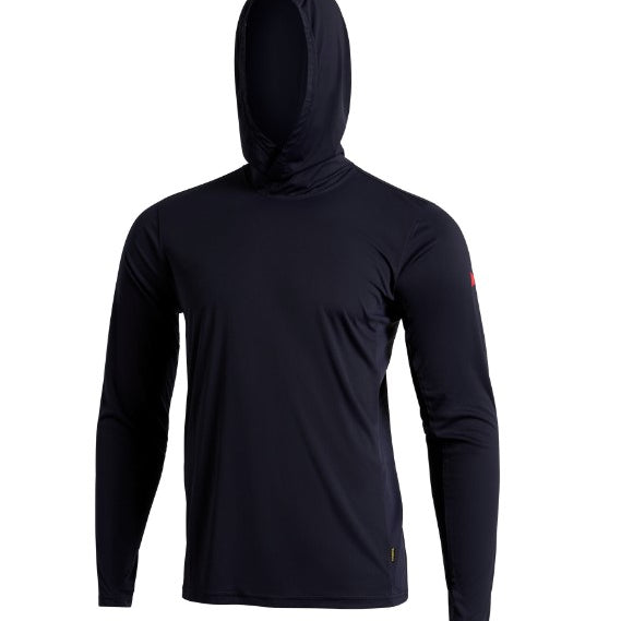 Florence Marine X Mens Shirt Sun Pro LS Crossover Hooded UPF