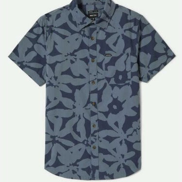 Brixton Mens Woven Charter Print