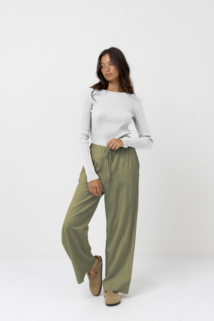 Rhythm Womens Pants Classic Drawstring