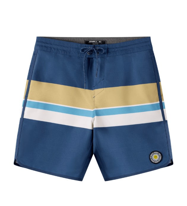 Oneill Mens Boardshorts Cruzer Stripe Scallop 18