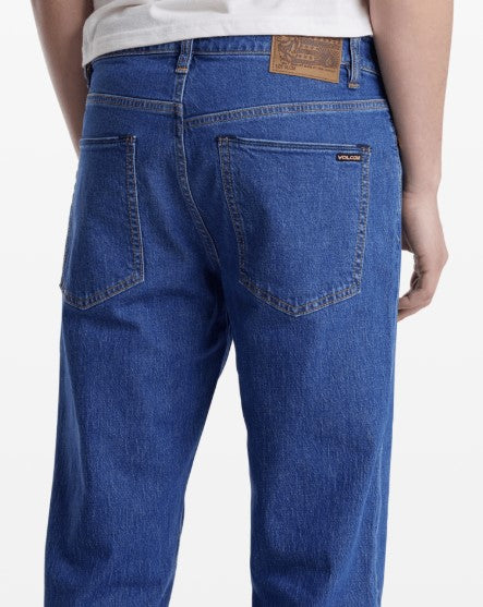 Volcom Mens Denim Solver Modern Fit Jeans