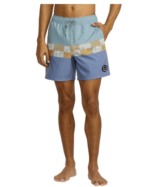 RVCA Mens Boardshorts Hawaii Sunset Elastic 17