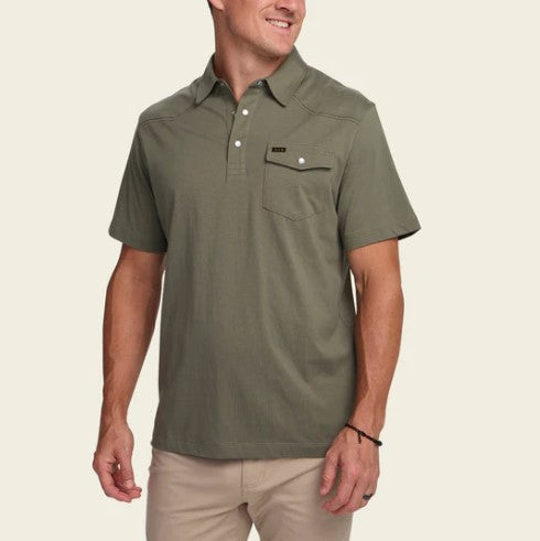 Howler Brothers Mens Knit Ranchero Polo