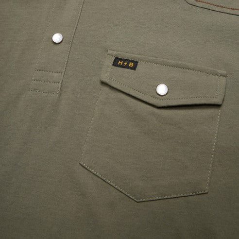Howler Brothers Mens Knit Ranchero Polo