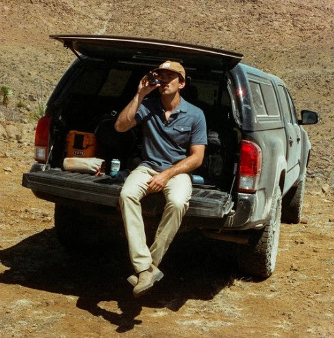 Howler Brothers Mens Knit Ranchero Polo