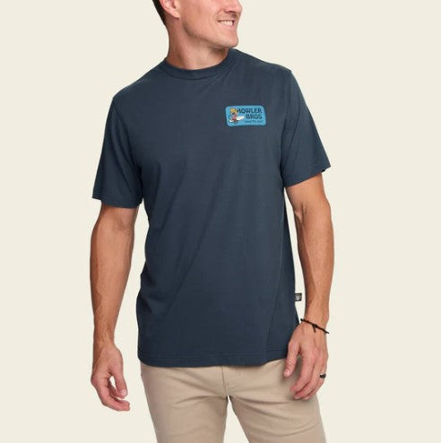 Howler Brothers Mens Shirt El Monito Surfs Badge