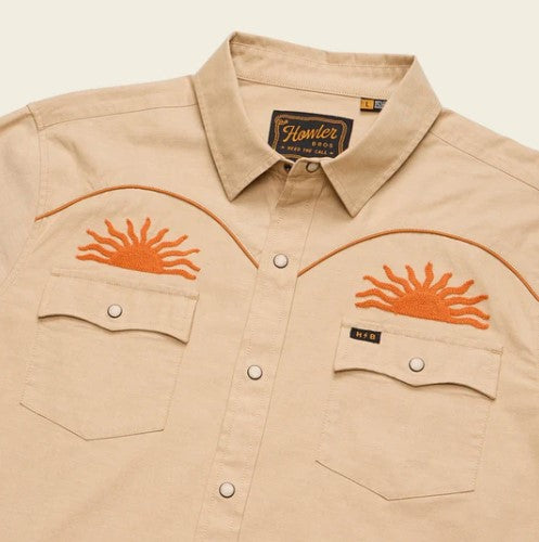 Howler Brothers Mens Shirt Crosscut Deluxe Snapshirt