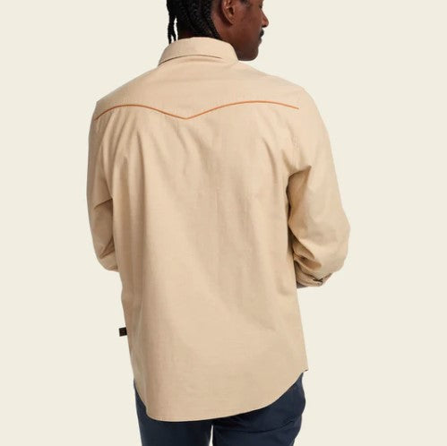 Howler Brothers Mens Shirt Crosscut Deluxe Snapshirt