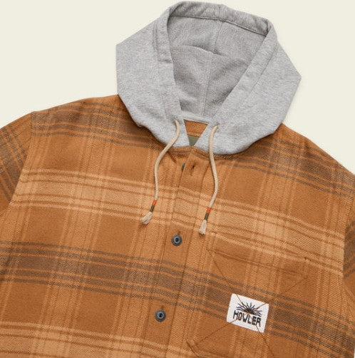 Howler Brothers Mens Jacket Salvo Hooded Blanket Flannel