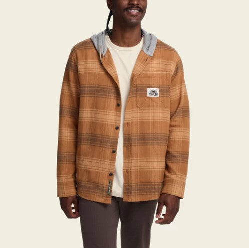 Howler Brothers Mens Jacket Salvo Hooded Blanket Flannel