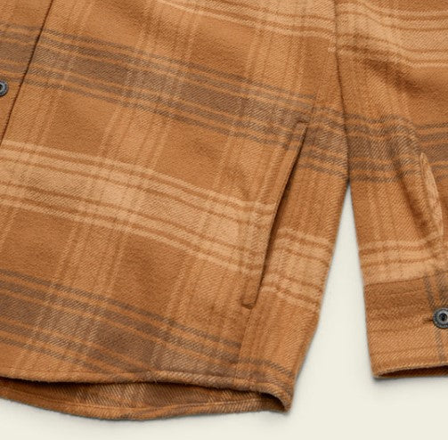 Howler Brothers Mens Jacket Salvo Hooded Blanket Flannel