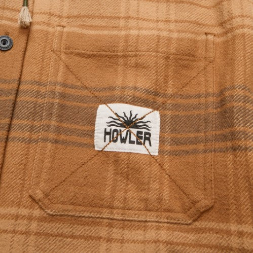 Howler Brothers Mens Jacket Salvo Hooded Blanket Flannel