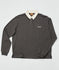 Rhythm Mens Shirt Koa Vintage Rugby Long Sleeve Polo